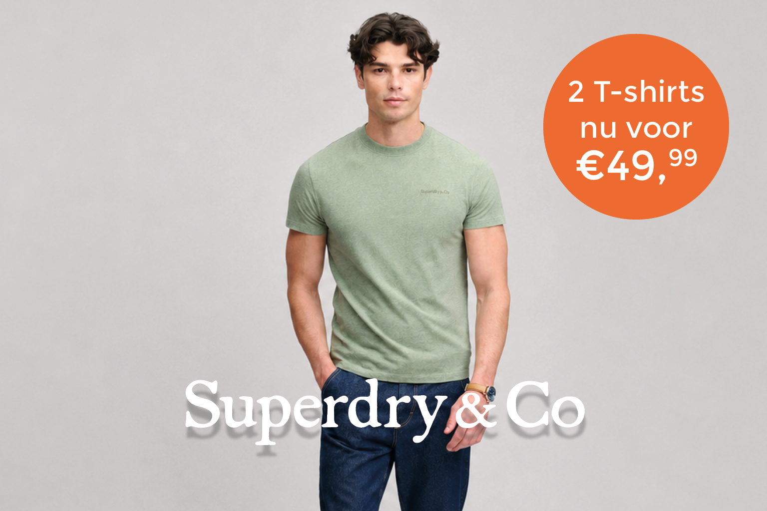 Superdry & Co actie met heren T-shirts
